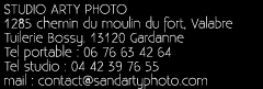 adresse studio photo sand arty à Gardanne